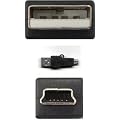 USB�ϊ��A�_�v�^�iUSB A type��mini 5pin)�@�ϊ����l USBA-M5AN