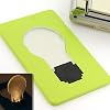 LED�Ńp�b!�Ɩ���~���d���^�J�[�h�F�FDOULEX�F�F(���C���O���[��)LED Light Bulb Pocket Card