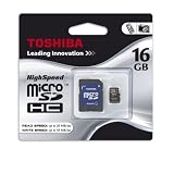 Toshiba microSDHC 16GB�@Class4 SD�ϊ��A�_�v�^�[�t�� ���� �N���X4 �C�O���p�b�P�[�W�i���łɂ��