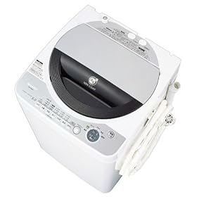SHARP Ag+�C�I���R�[�g �S��������@�������^�C�v�� ES-FG60F-H 6kg �O���[�n