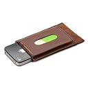 アベニューディー ICカード本革パスケース for iPhone 4S/4 チョコ（読取りエラー防止シート付属）