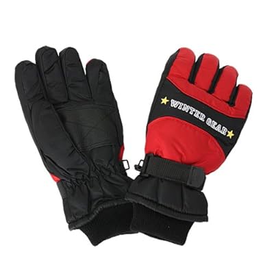 WINTER GEAR(ウィンターギア)ジュニア用5本指グローブ SP-041 RED(レッド)