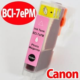 �L���m��(CANON)�Ή� �݊��C���N BCI7e�n(BCI-7ePM) �t�H�g�}�[���^�P�i �v�����^�[�C���N