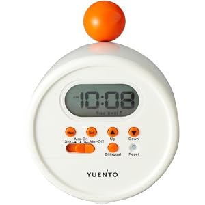 YUENTO グッドエッグトーキングクロック　ホワイト YCR004-WH