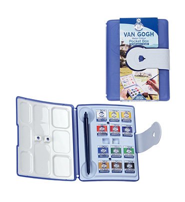  Van Gogh - aquarelle Van Gogh pocket box 12 demi-godets tal20hp8612