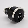 Gekiten iPad iPad2 Dual USB Car Charger 3.1A �y�A�b�v�� �A�C�p�b�h �p �J�[ �V�K���b�g �p���[�h���C�u USB �`���[�W���[�z�u���b�N �� 0001-GE-IP016-BK