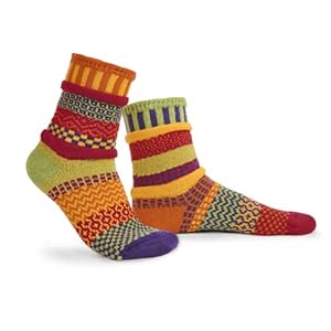 【クリックで詳細表示】(ソルメイトソックス)Solmate Socks マルチカラー アシンメトリー ソックス メンズ＆レディース Daffodil ダフォディル SLM-005