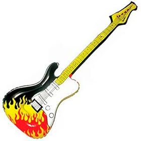 Inflatable Air Guitar With Sound Effect Button