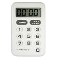 DRETEC 10�L�[�^�C�}�[ �u�V���v�e�B�v �z���C�g T-181WT