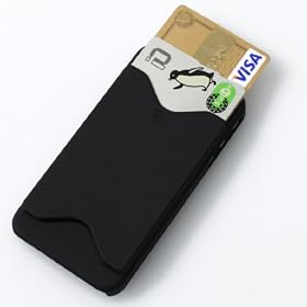 iPhone 4 /4S�@�����T�C�t�P�[�^�C�ɂȂ�P�[�X �y�}�b�g�u���b�N�z