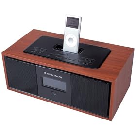 ROCKRIDGESOUND ���W�I�E�A���[������ iPod �h�b�L���O�X�s�[�J�[ �i�ؐ��E�_�[�N�u���E���j iSR-01DB