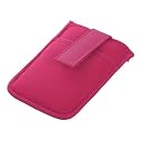 iBUFFALO 『オシャレにスマートフォンを持ち歩く』 汎用スマートフォン用ポーチ [iPhone4S対応] ネオプレインタイプ ピンク BSMP03PK
