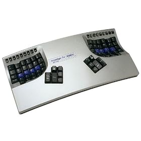 Kinesis Advantage Pro Contoured USB Keyboard �y�L�l�V�X �R���^�[�h�L�[�{�[�h �A�h�o���e�[�W �v���z KB510USB