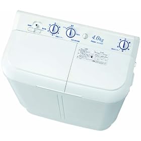 Haier+4.0kg�񑅎�����@+�z���C�g JW-W40D(W)