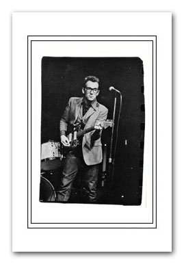  ELVIS COSTELLO, NEW YORK,1977 - 8x10 - MATTED PRINT