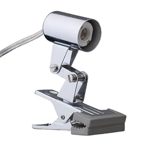 【クリックで詳細表示】ヤザワ クリップライトクローム1灯E11電球なし CLX5023CH