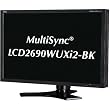 NEC MultiSync 25.5�^���C�h�t���f�B�X�v���C �u���b�N LCD2690WUXi2-BK