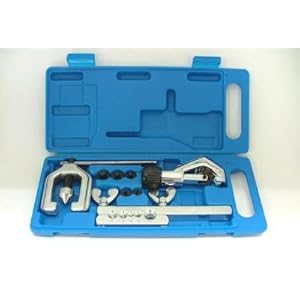 【クリックでお店のこの商品のページへ】NEWダブルフレアリングツールキット!アルミ・銅管の切断加工 インチサイズ