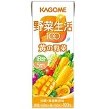  (お徳用ボックス) 野菜生活100 黄の野菜 200ml×24本