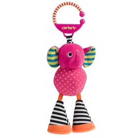 (�J�[�^�[�Y) carter's :: Tag Along Ziggle N Chime Elephant Clip �x�r�[�J�[ �������� �A�N�Z�T���[