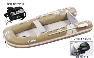 JOYCRAFT ジョイクラフト JCM-305 検付 4人乗りゴムボート トーハツ3.5PS4スト エンジン付き