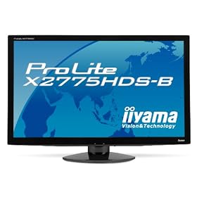 iiyama 27�C���`���C�h�t���f�B�X�v���C VA�p�l�� LED�o�b�N���C�g USB�n�u���� HDMI�P�[�u���������f�� �}�[�x���u���b�N PLX2775HDS-B1