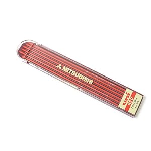 【クリックで詳細表示】三菱鉛筆 2.0mm芯 ユニホルダー用替芯 赤