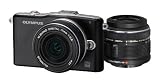 OLYMPUS �}�C�N����� PEN mini E-PM1 �c�C�������Y�L�b�g �u���b�N E-PM1 TKIT BLK