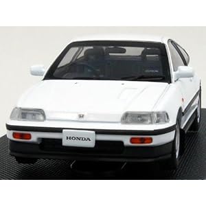 【クリックで詳細表示】EBBRO 1/43 ホンダ CR-X 1987 ホワイト