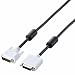 ELECOM DVI�����P�[�u�� �f�W�^�� 1.5m DVI-D24pin�I�X-DVI-D24pin���X CAC-DVDE15BK