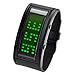 IDEALTIME �X�N���[�� LED �E�H�b�` �����Y �r���v �O���[��LED�u���b�N���o�[