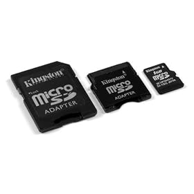 1GB microSD w 2Adapters SDC/1GB-2ADP
