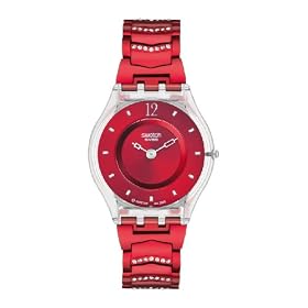 swatch (�X�E�H�b�`) �r���v CRISTAL ROW   RED SFK349AG [���K�A���i]