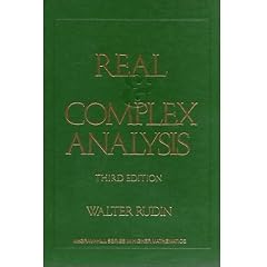 Real and Complex Analysis�i�\���͐ԂƗ΂Q��ނ�����܂��j