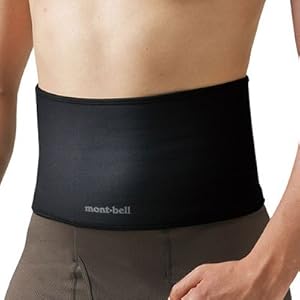 モンベル サーマテックウエストウォーマー BK/L