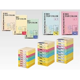 【クリックで詳細表示】バイオトップカラーA4判 100枚入 80g/m2【ホワイト】 BT100