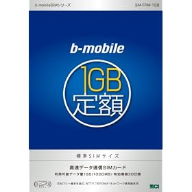 ���{�ʐM �L������30���ԁub���o�C�� 1GB��z�v�p�b�P�[�W �W��SIM�T�C�Y�� BM-FRM-1GB