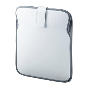 【クリックで詳細表示】SANWA SUPPLY iPad2衝撃吸収スリップインケース ホワイト PDA-IPAD26W
