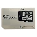 �f���A���X���b�g microSDHC ��MS PRO Duo �ϊ��A�_�v�^�[ �ő�32GB�Ή��@�o���N�i