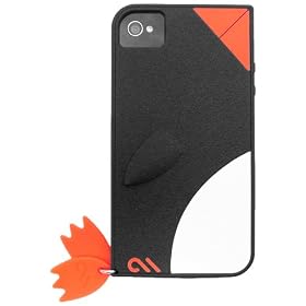 Case-Mate iPhone 4 CREATURES: Waddler Case, Black �N���[�`���[�Y ���h���[ �y���M�� �V���R�� �P�[�X, �u���b�N CM015590