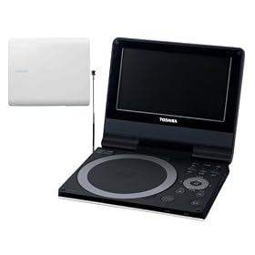 TOSHIBA �|�[�^���E 7V�^���C�h�t�� �|�[�^�u��DVD�v���[���[ �����Z�O�^��Ή����f�� SD-P73DTW �V�F���z���C�g