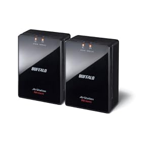 BUFFALO �l�b�g���[�N�Ή��Ɠd�p ���C�����X���j�b�g �X�^�[�^�[�p�b�N2�Z�b�g WLAE-AG300N/V2