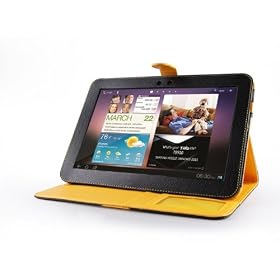 �w�ʃK�[�h�� VERUS �_�C�A���[ �J�o�[ for �yGalaxy Tab 10.1 �P�[�X�z Black