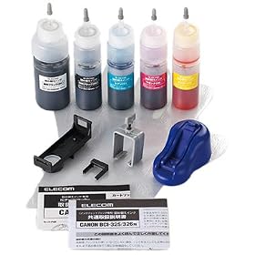 ELECOM �l�ߑւ��C���N �L���m�� BCI-325 326�Ή� 5�F�Z�b�g ���Z�b�^�[�t THC-MG5230RSET
