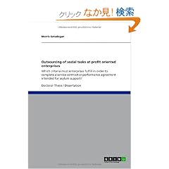 Outsourcing of social tasks at profit oriented enterprises