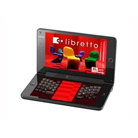 TOSHIBA libretto W100 �_�u���X�N���[���~�j�m�[�gPC windows7���� 7.0�^���C�h PALW100MNG