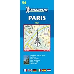 Michelin Paris Street Map (Michelin Maps)