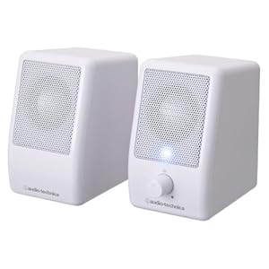 【クリックでお店のこの商品のページへ】audio-technica アクティブスピーカー AT-SP92 WH