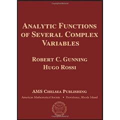 Analytic Functions of Several Complex Variables (Ams Chelsea Publishing)