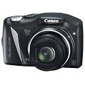 Canon �f�W�^���J���� Powershot SX130IS �u���b�N PSSX130IS(BK) 1210����f ���w12�{ ���w28mm 3.0�^�t��